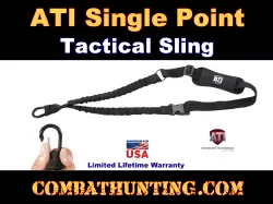 008SS Single Point Bungee Sling With Shoulder Pad Black - Stoeger Accessories