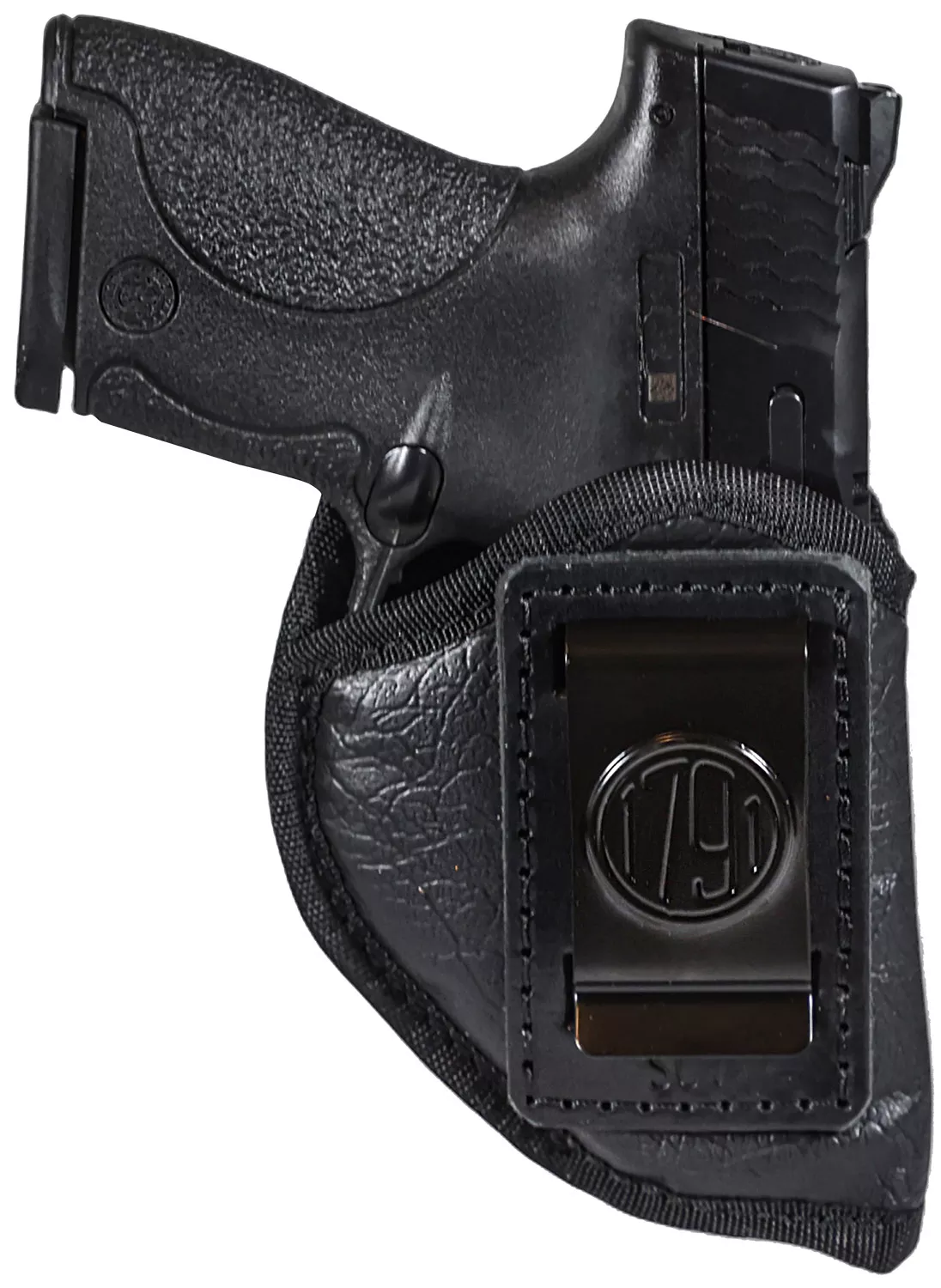 1791 Gunleather ECOSC1BLKRSub-Compact IWB Small Black Right Hand