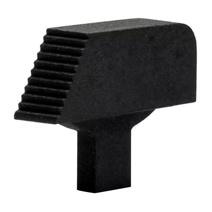 1911 FRONT SIGHT ONLY SERRATED RAMP PLAIN BLK NARROW TENON 1911 FRONT SIGHT ONLY SERRATED RAMP PLAIN BLACK NARROW TENON