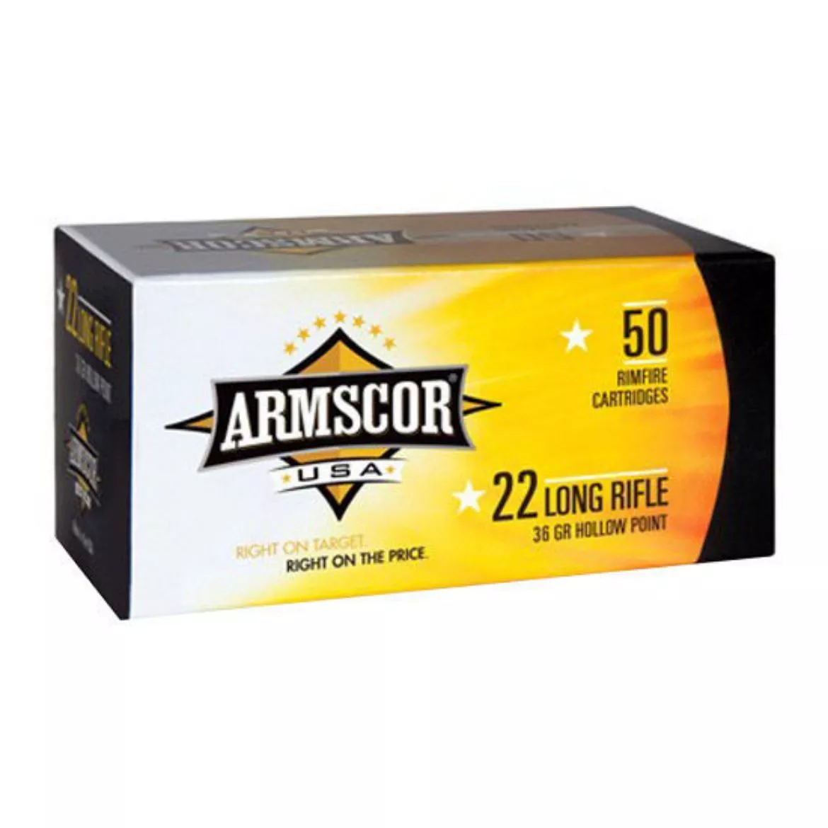 .22 Long Rifle ArmsCor 36gr HV JHP - 50 Rounds