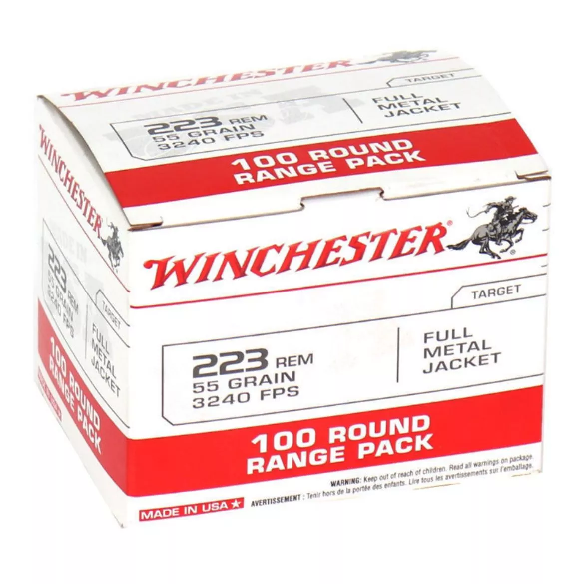 .223 Remington Winchester 55gr FMJ - 1000 Rounds