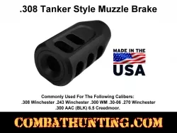 .308 Tanker Style Muzzle Brake 5/8x24