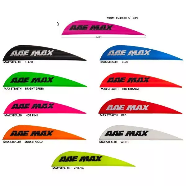 AAE Max Stealth Vanes - 40 Pack