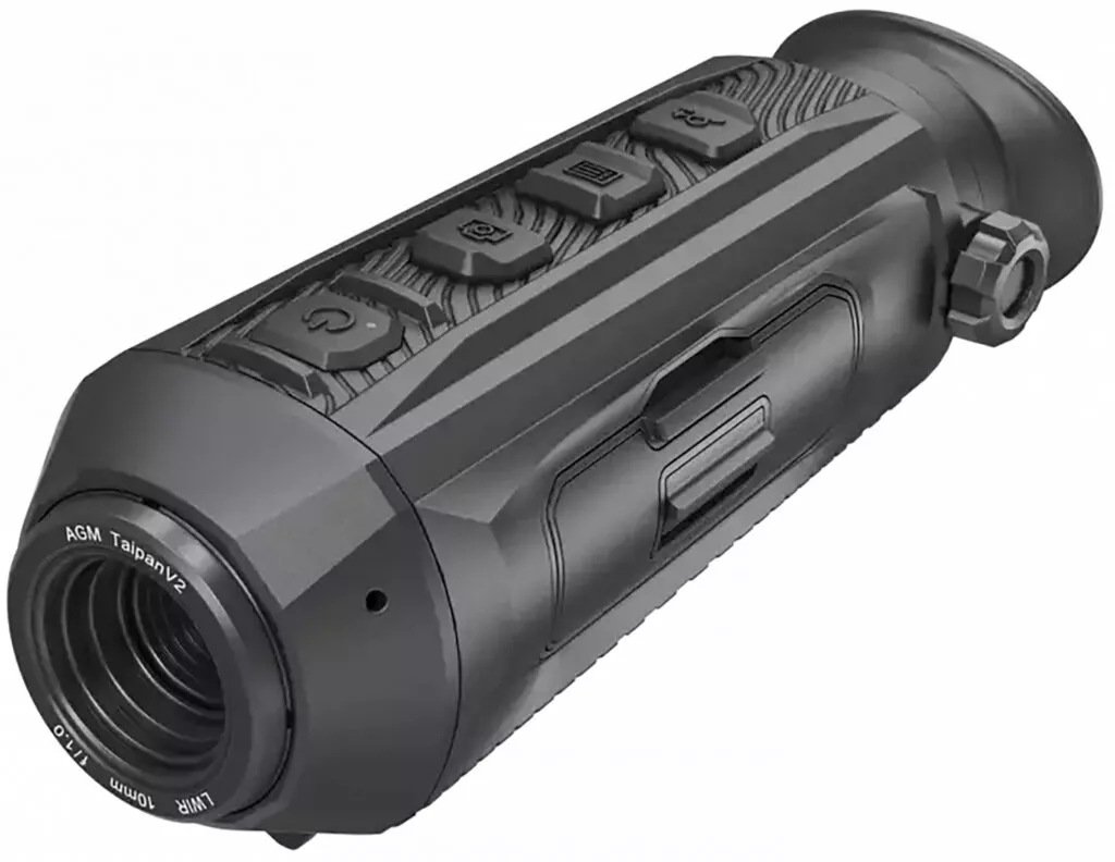 AGM Global Vision TAIP15-256-2 Taipan V2 Thermal Monocular Black 2x/4x/9x/17.50x 256×192, 50 Hz Resolution