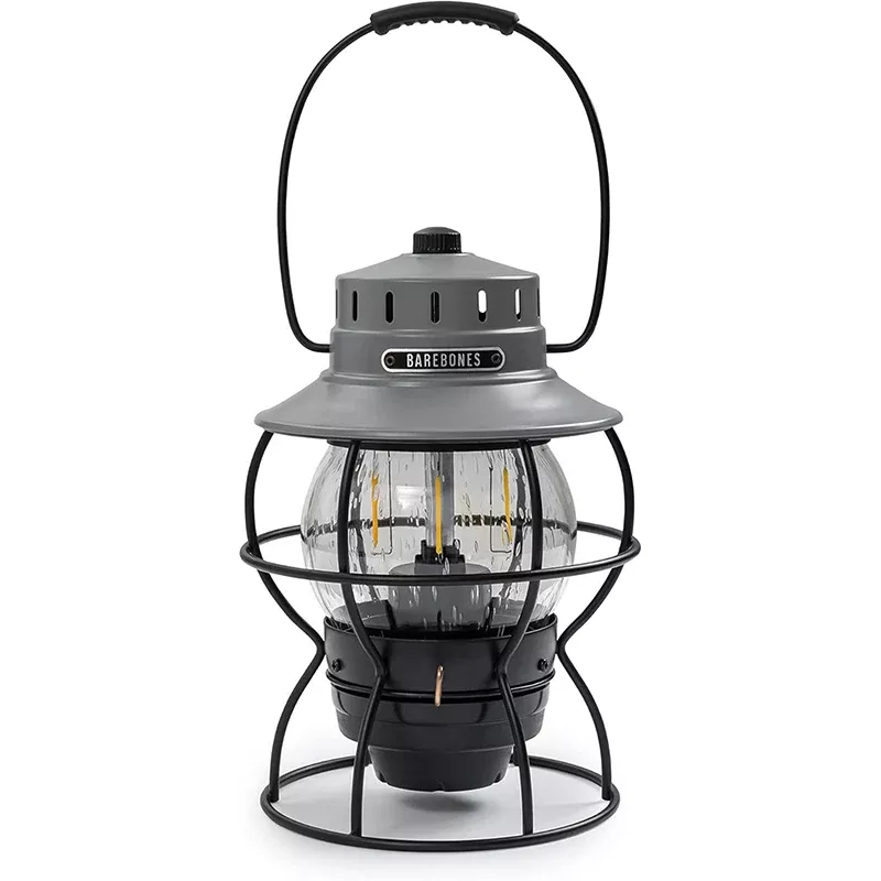 BareBones - Railroad Lantern - Gray