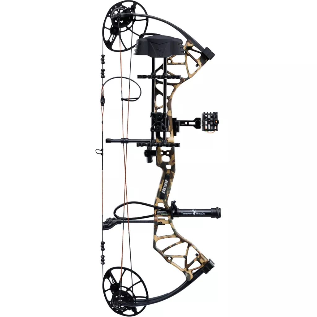 Bear Legit MAXX RTH Bow Package Fred Bear Camo/Black 10-70 lbs. RH