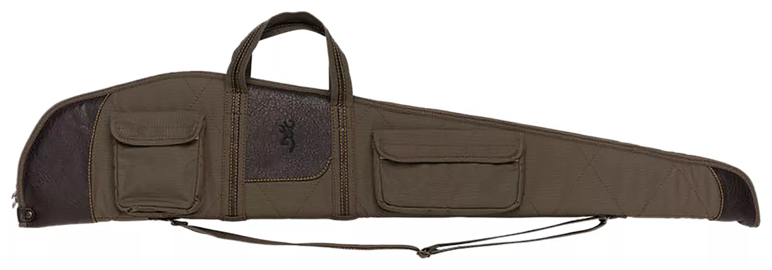 Browning 1415048448 Laredo48″ Olive/Brown Canvas/Leather Closed-Cell Foam Padding Water Resistant
