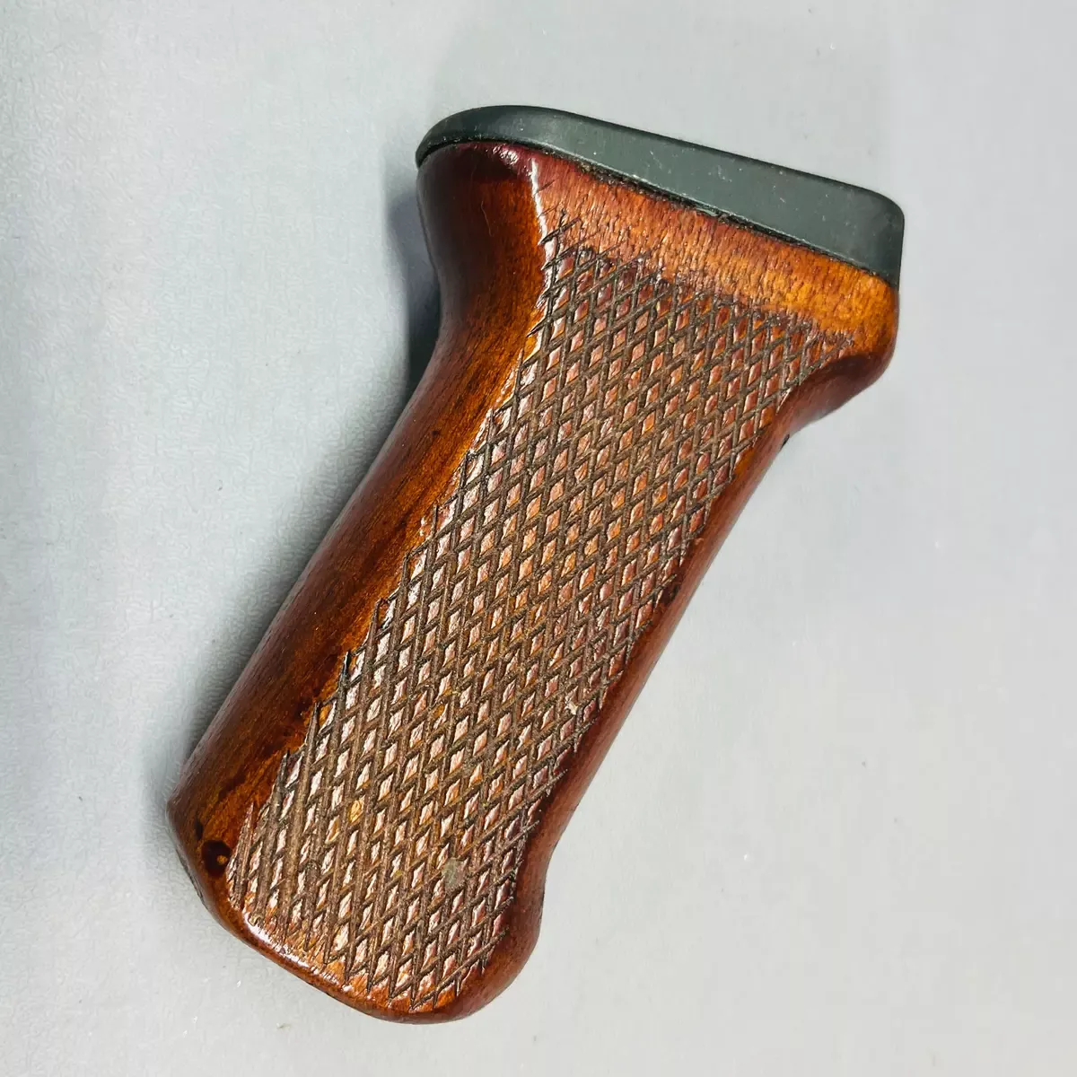Chinese Fat Checkered Wood Pistol Grip