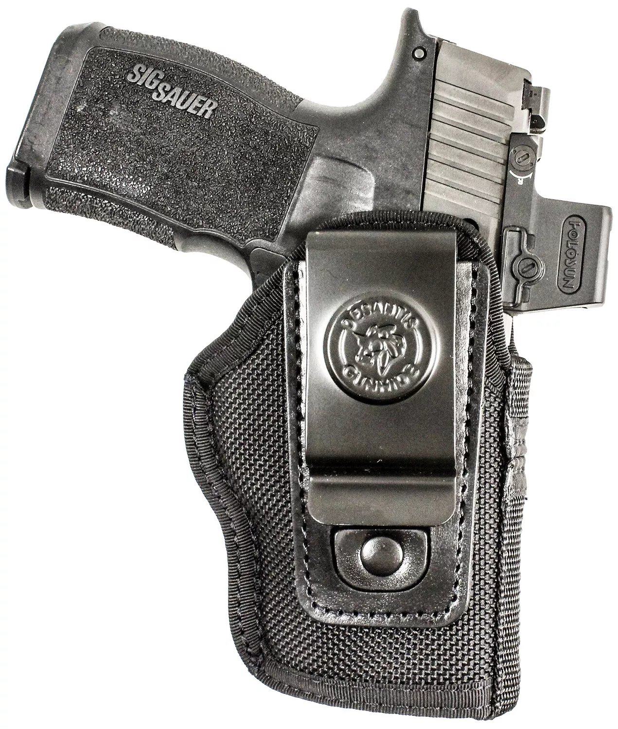 DeSantis Gunhide N87BJ9YZ0 Pro StealthIWB Black Nylon Sig Sauer P365 w/Red Dot Ambidextrous