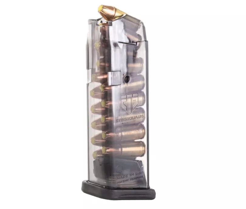 ETS Translucent 15-round (9mm) Magazine for Glock 19 - Clear