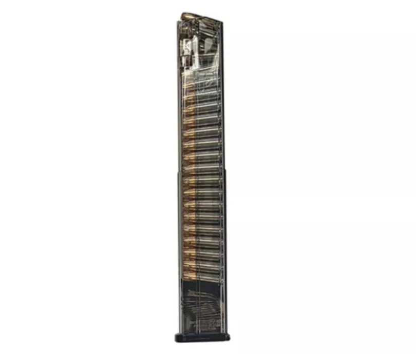 ETS Translucent 40-round (9mm) Magazine for Glock 17 - Clear