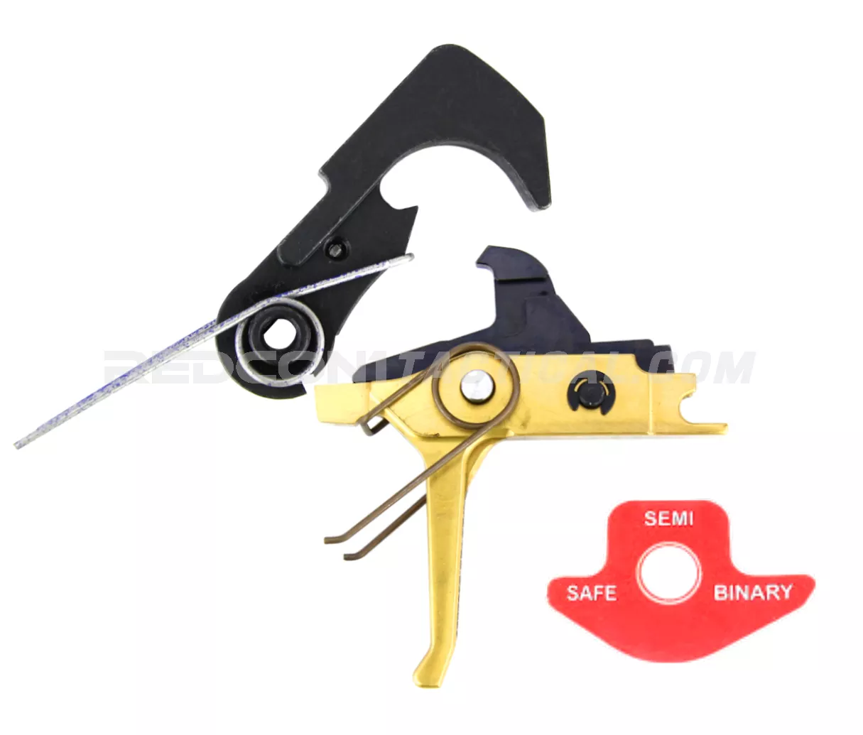 Franklin Armory AR-15 BFSIII AR-S1 Binary Firing System Trigger (Titanium Nitride) - Straight