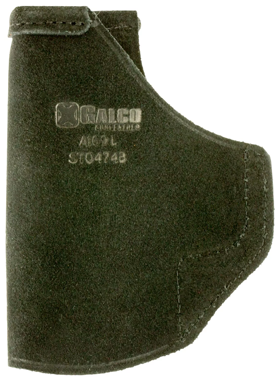 Galco STO474B Stow-N-GoIWB Black Leather Belt Clip Fits S&W M&P Compact/S&W M&P 2.0 Subcompact/Savage Stance Right Hand