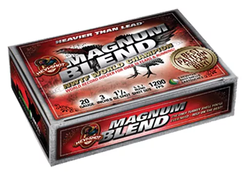 HEVI-Shot HS00567 Magnum Blend20Gauge 3″ 1 1/4oz Tungsten 5/6/7Shot 5 Per Box/10 Case