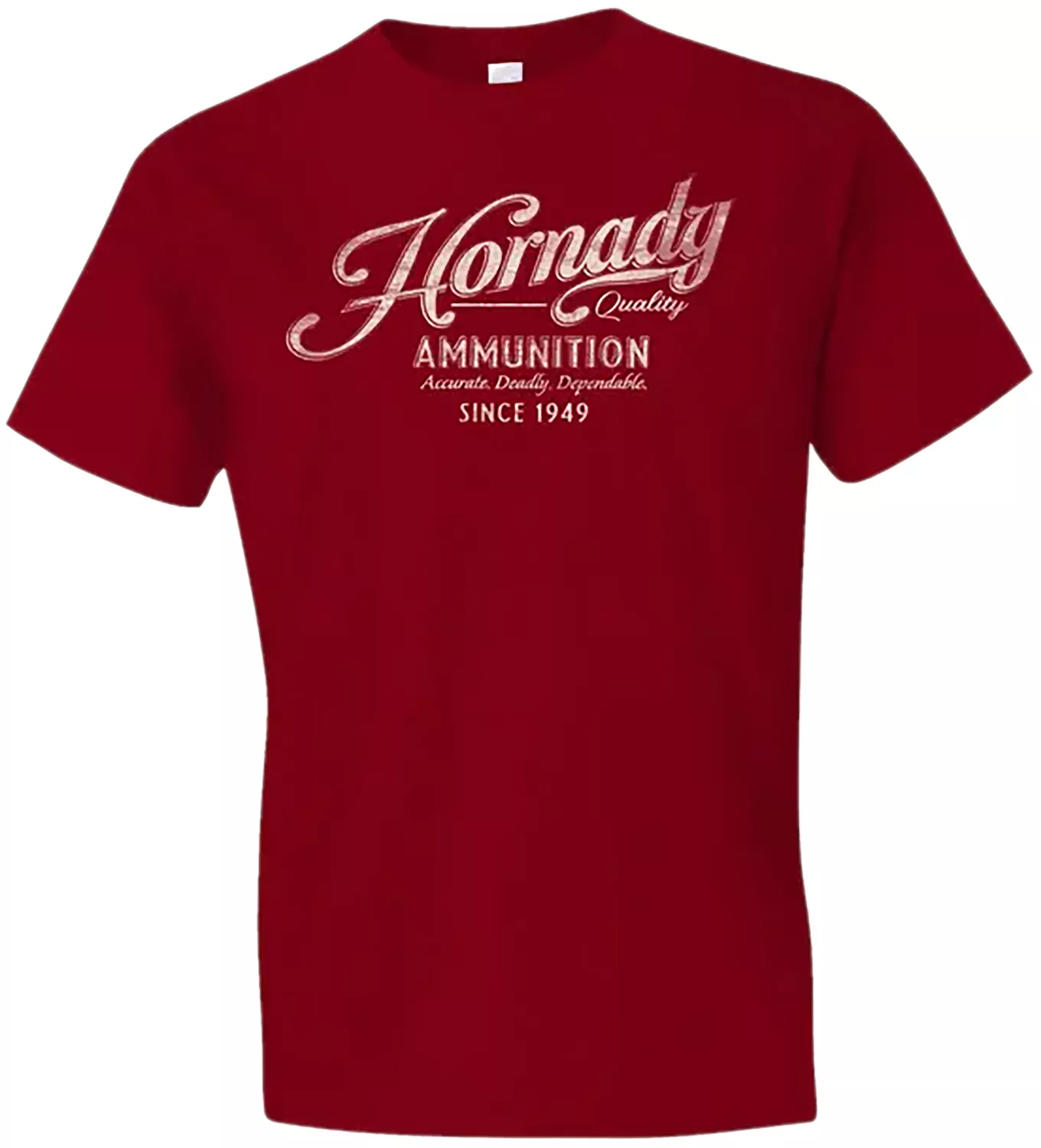 Hornady Gear 31874 Vintage ScriptRed Cotton Semi-Fitted XL