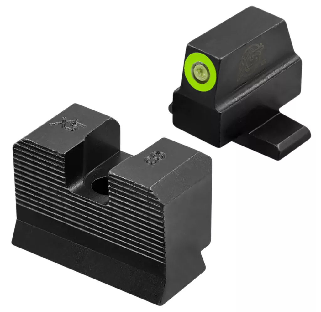 MINIMAL SUPPRESSOR NIGHT SIGHTS FOR SIG P320/SPRINGFIELD XD MIN SUPPR HT NIGHT SIGHTS FOR SIG P320/SPRINGFLD XD BLK/ORG