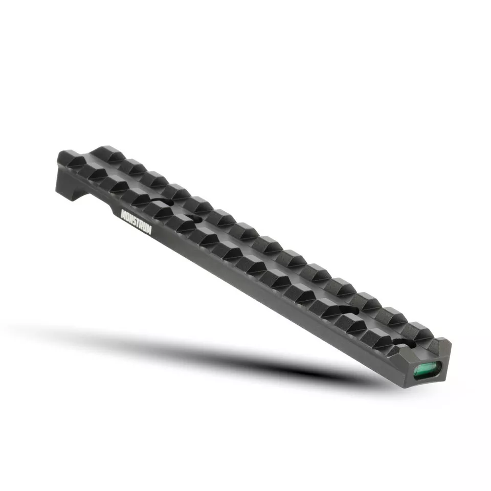 Monstrum 10/22 Extended 14 Slot Picatinny Rail Mount w/ Level Bubble