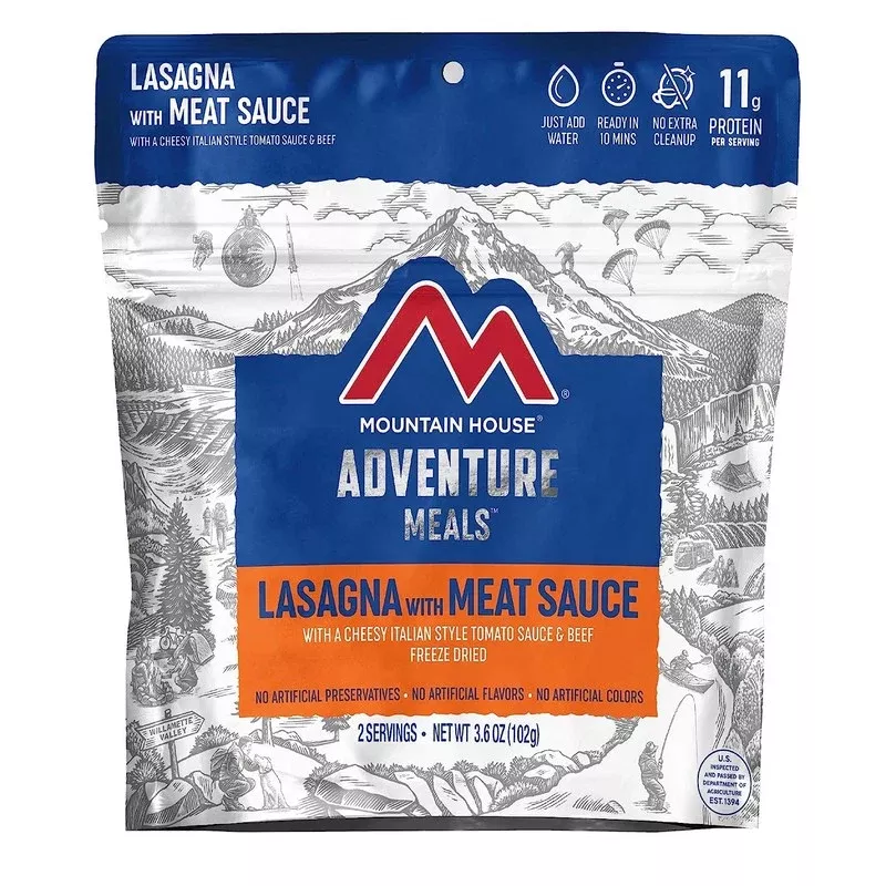 Mountain House Lasagna with Meat Sauce