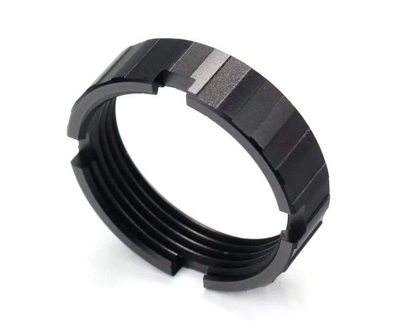 R1 Tactical Lightweight Aluminum Castle Nut - Black