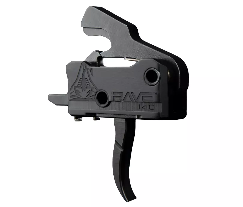 RISE Armament Rave 140 Super Sporting Trigger (SST) - Curved Black