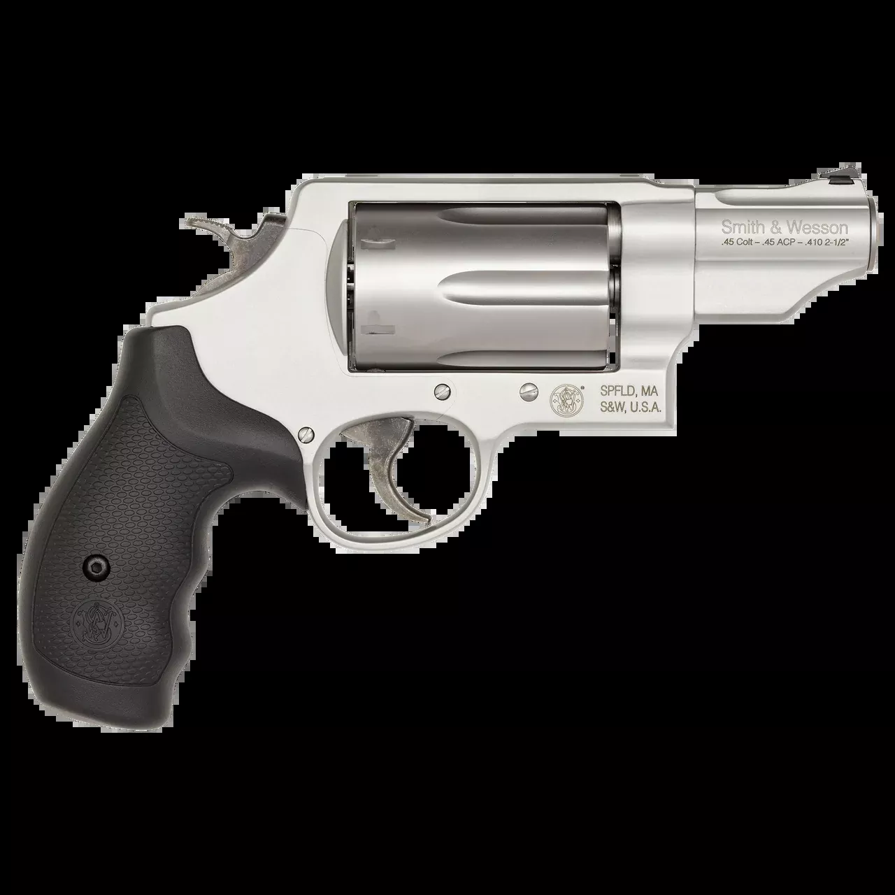 Smith & Wesson Governor 410 SHOTSHELL, 45 COLT, 45ACP Silver Revolver
