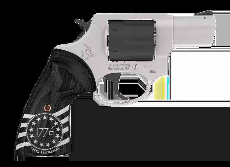 TAURUS 856 38 SPL 3IN BARREL 6RD SS/BLACK BLK CYL 1776 250TH ANN 2-85635-US3