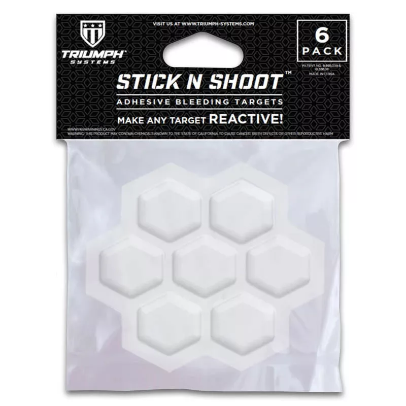 Triumph Systems Stick N Shoot Targets - 6 Pack
