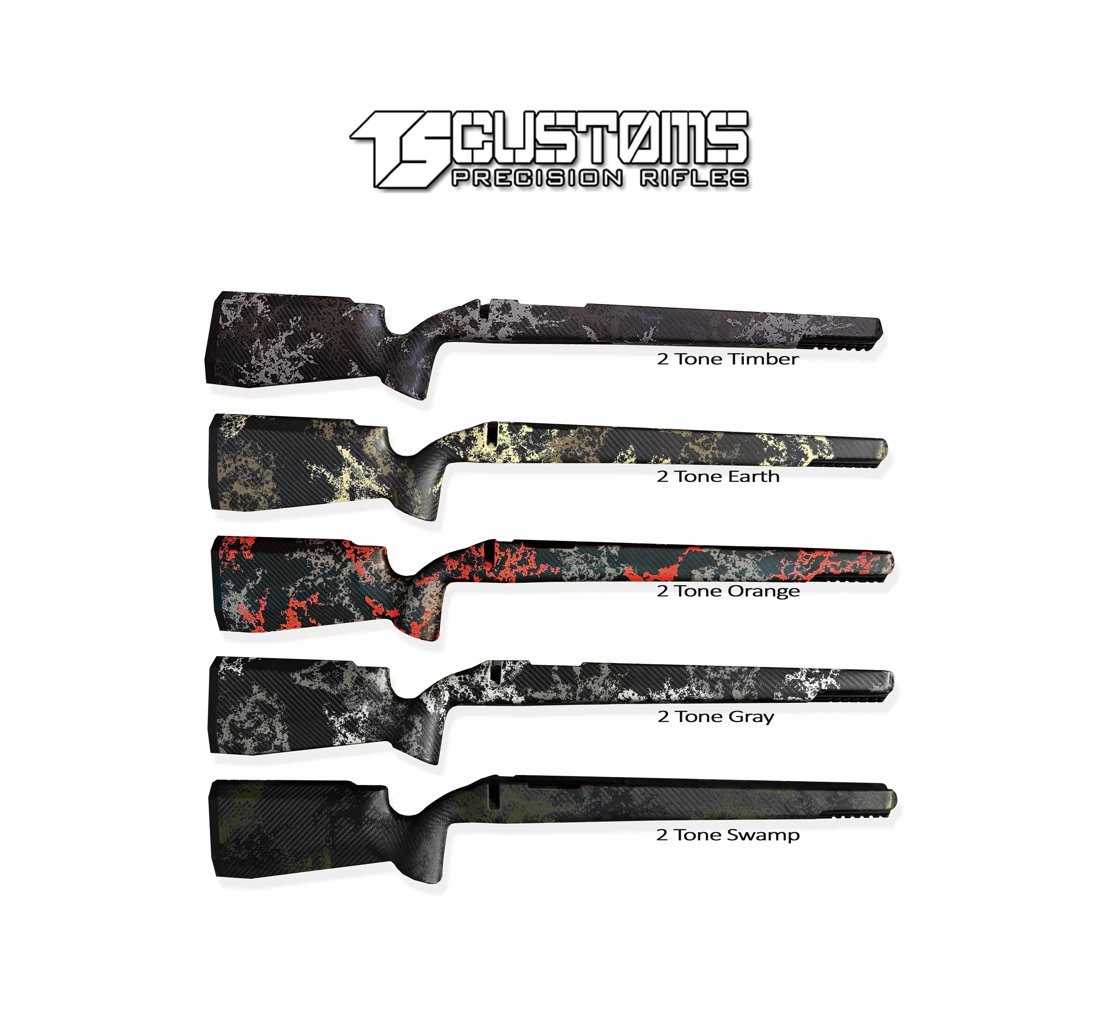 TS Customs KS1 Carbon Fiber Rifle Stock - Short Action