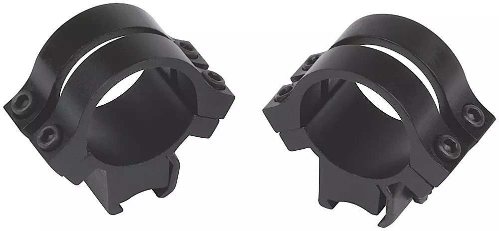 Weaver Mounts 49053 Quad Lock Detachable Tip-Off RingsBlack 1″