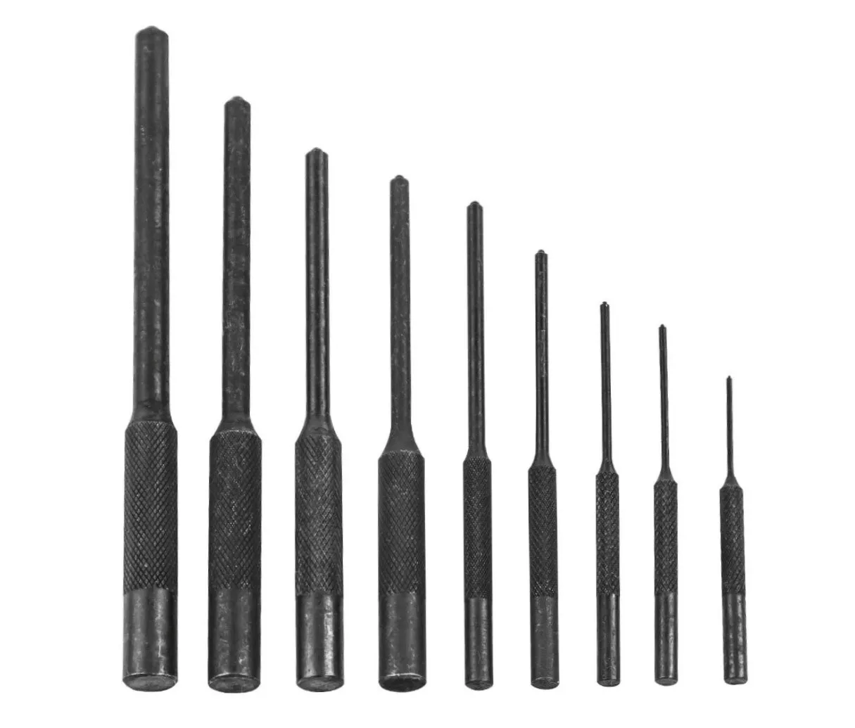 Wheeler Roll Pin Punch Set (9-Piece)
