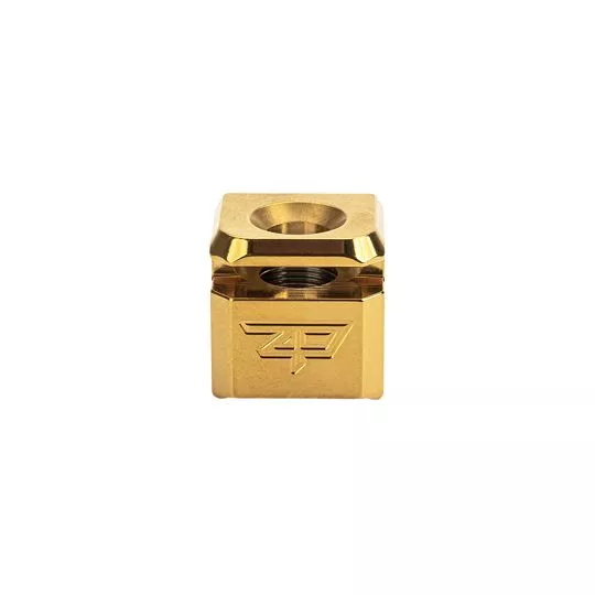 Zaffiri Precision, Blowhole, Compensator, 9MM, TiN Finish, Gold, 1/2x28, For Glock 17/19/34 9mm Gen 1-5