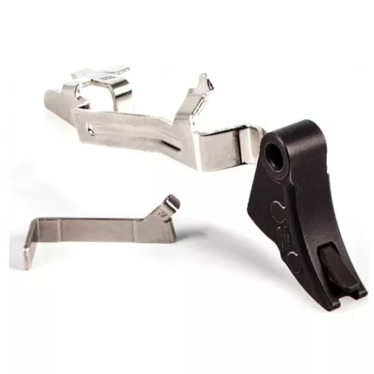 ZEV Technologies Pro Curved Trigger Bar Kit Small Black w/ Black Safety CFT-PRO-BAR-SM-B-B